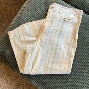 Madewell Striped Capri - size 33